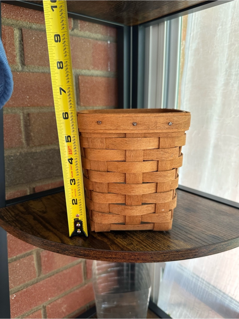 Vintage 1992 Longaberger Accent Basket - Brown